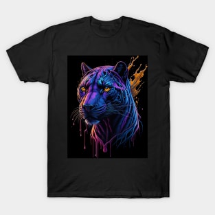 Splash Art of a Jaguar T-Shirt